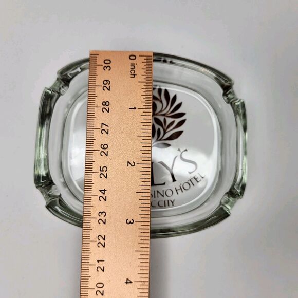 Vintage Bally's Park Place Casino Hotel Clear Glass Ashtray Atlantic City NJ - Picture 4 of 5